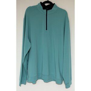 Byron Nelson Men’s Turquoise 1/4 Zip Performance Golf Pullover Size XXL